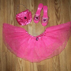Girls Just Play Size 4-6X Pink Skirt Bag & Shoes Dress Up & Halloween Costume